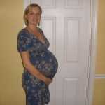 Девушка на 32-й неделе беременности