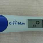 Электронный тест на беременность, который показывает 1 - 2 недели беременности