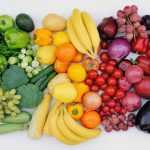 Разные фрукты и овощи