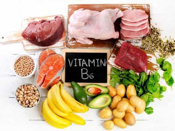 Продукты — источники витамина В6