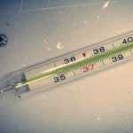 Разбившийся ртутный термометр
