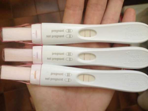 Тесты на беременность с положительным результатом