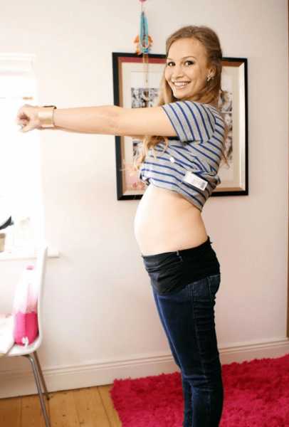 Женщина на 5 месяце беременности